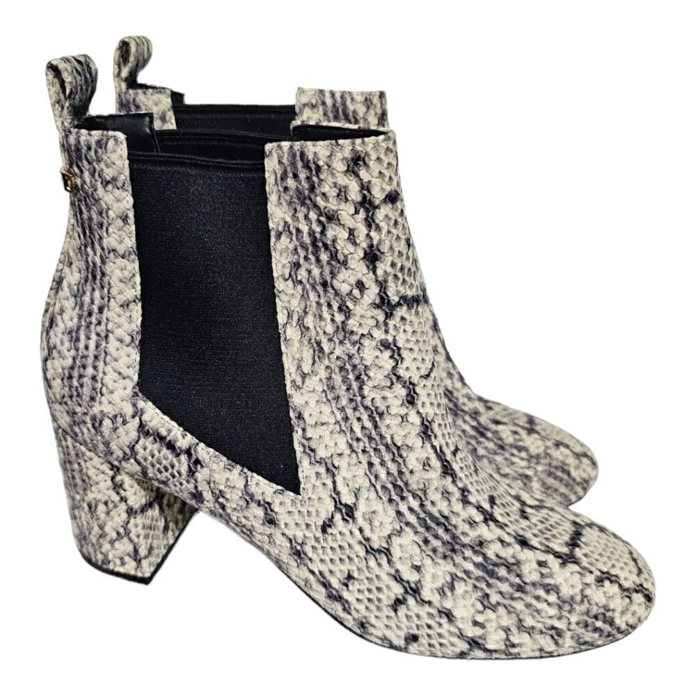 COLE HAAN Nitasha Snake Skin Leather Boots‎ Booties - Size 6 1/2